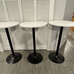 3 Bar Height Bistro Tables