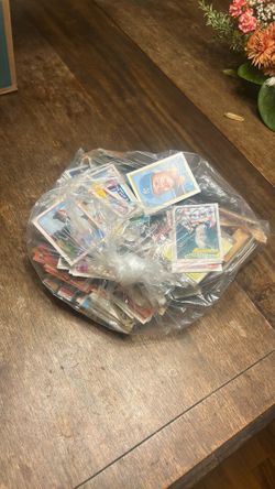 Bag of unsorted cards