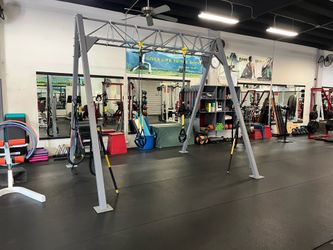Freestanding Functional Training Rig with Suspension Straps