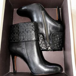 Coach Mackenna Black Boots