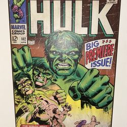 Hulk Issue Print Poster