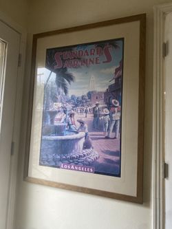 Large Standard Airlines Poster