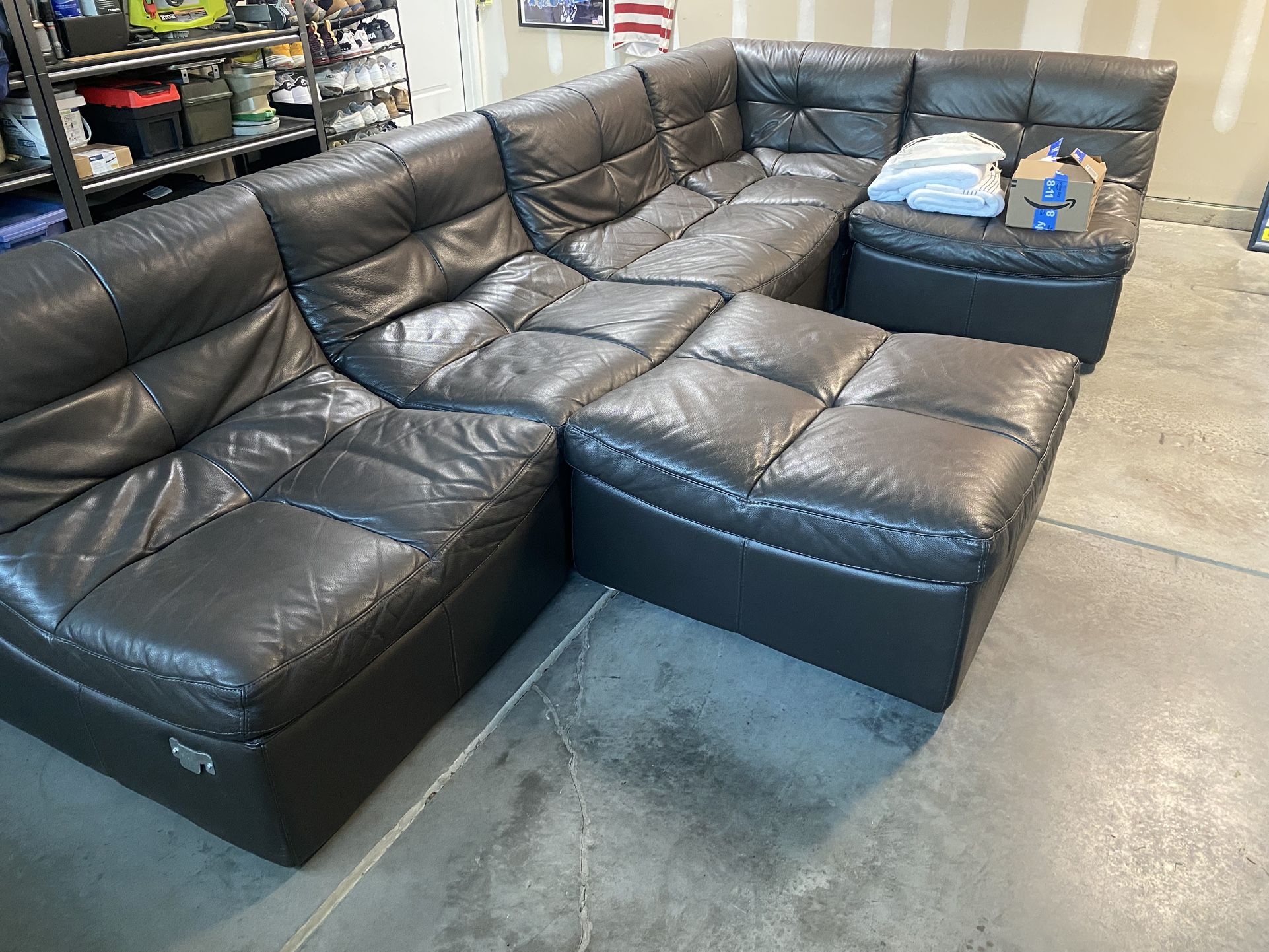 Cloud Leather Sectional