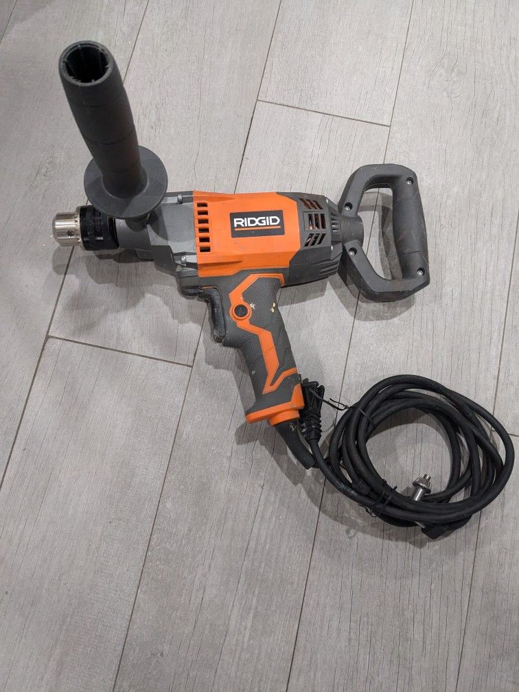 Ridgid 9.0 Amp 1/2 in. Spade Handle Mud Mixing Drill