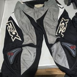 Fox Size 36 Riding Pants And 3 Chest Protectors