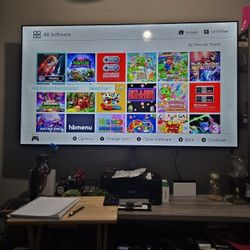 Nintendo Switch Oled With 38 Games