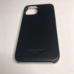 Coach - Leather Slim Protective Case for iPhone 12 Mini 5.4" - Black