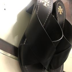 Tory Burch Black Montrose Mule Heeled