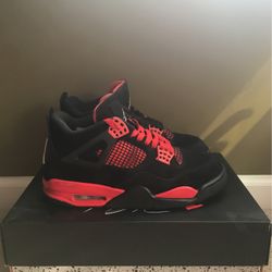 Red Thunder Jordan 4s , Size Mens 8US