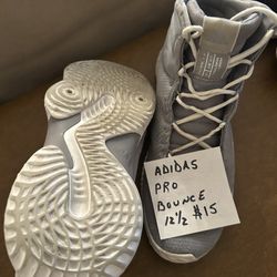 Adidas Pro Bounce Basketball Shoes. Size 12 1/2. $15
