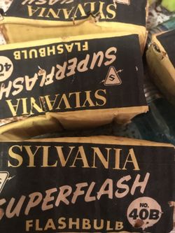 Lots Of 6 Sylvania Superflash Flashbulb