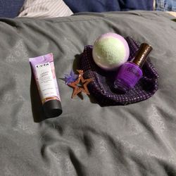 MAC makeup Pouch With Beauty Products
