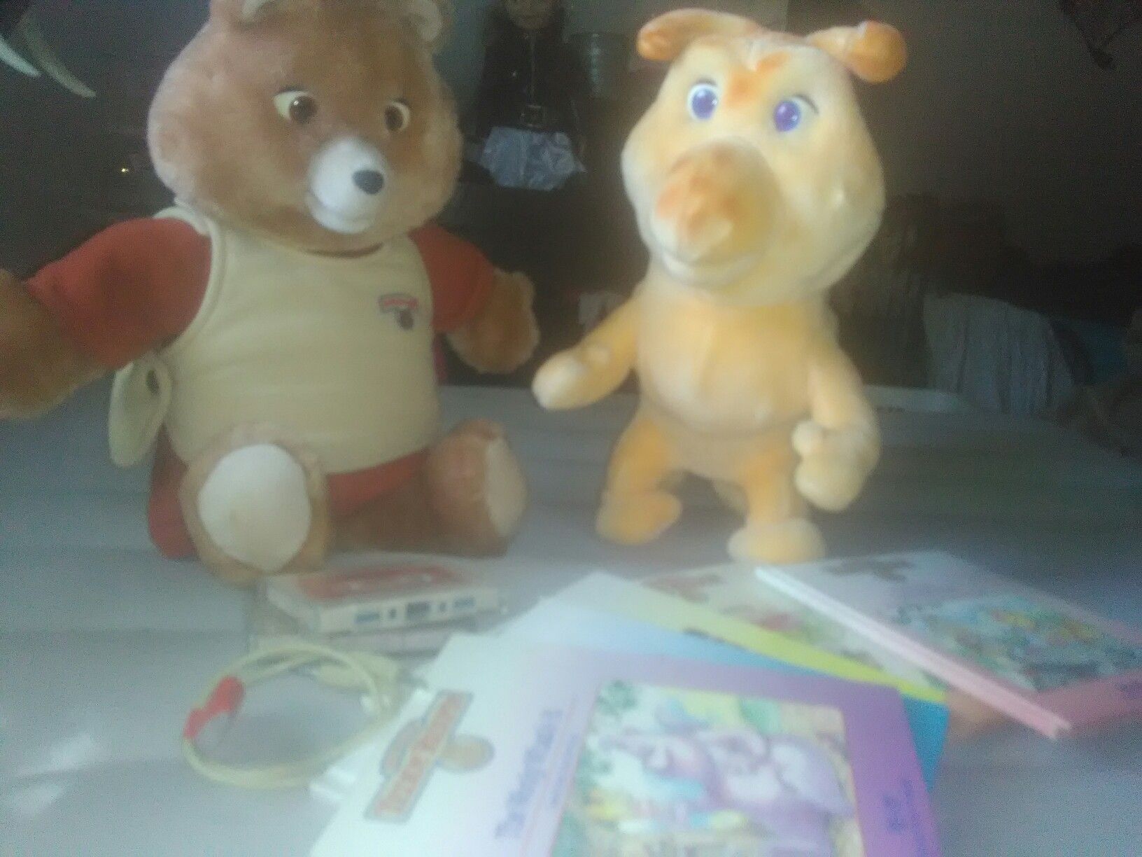 Original Teddy Ruxpin and grubby