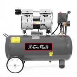 1 HP 8 Gal. Ultra Quiet Oil-Free Air Compressor Tank 8 Gal. with Air Filter Regulator