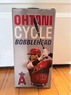 Angels Ohtani hits for the cycle bobble head