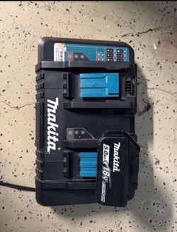 Makita Dc18RD Doble Charger el 5amp 18v Battery