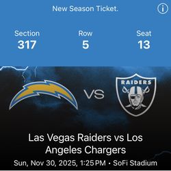 Chargers Vs Raiders 
