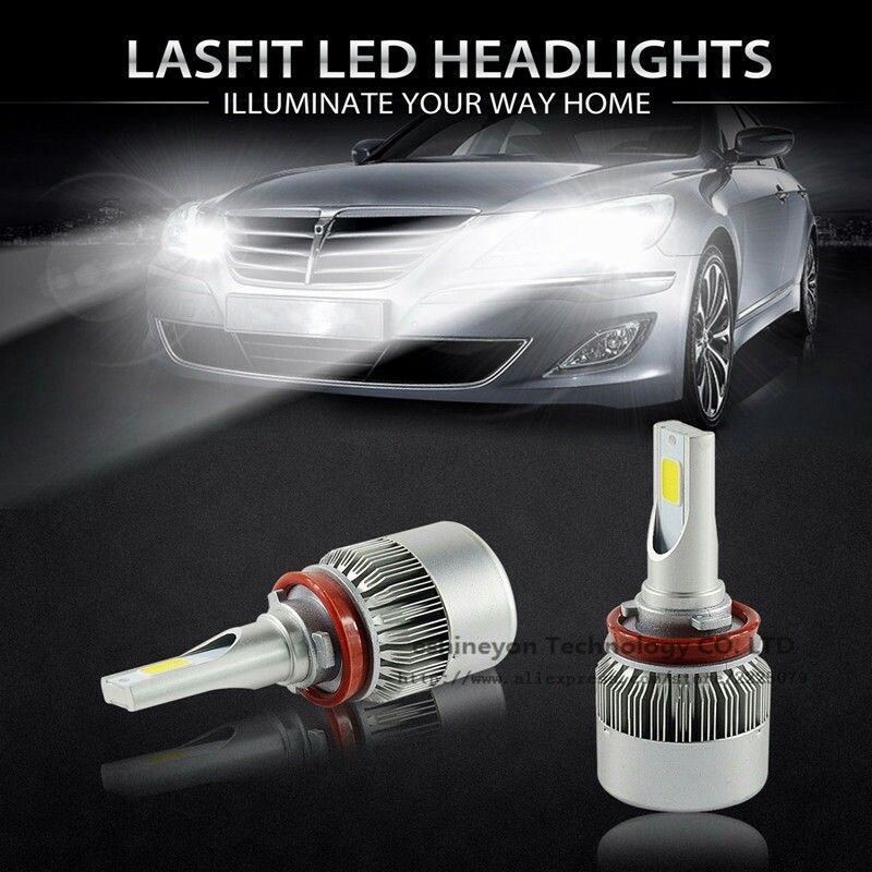 Led headlight bulbs kit - hid conversion kits lights- dodge charger Honda accord civic gmc Sierra chevy Yukon Denali impala Malibu h13 h11 9006 h10