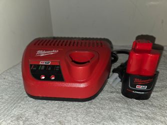 Milwaukee M12 Battery & Charger New (Price Is Firm)