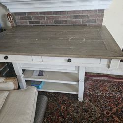 Counter Height Dining Table w/ Drawers 