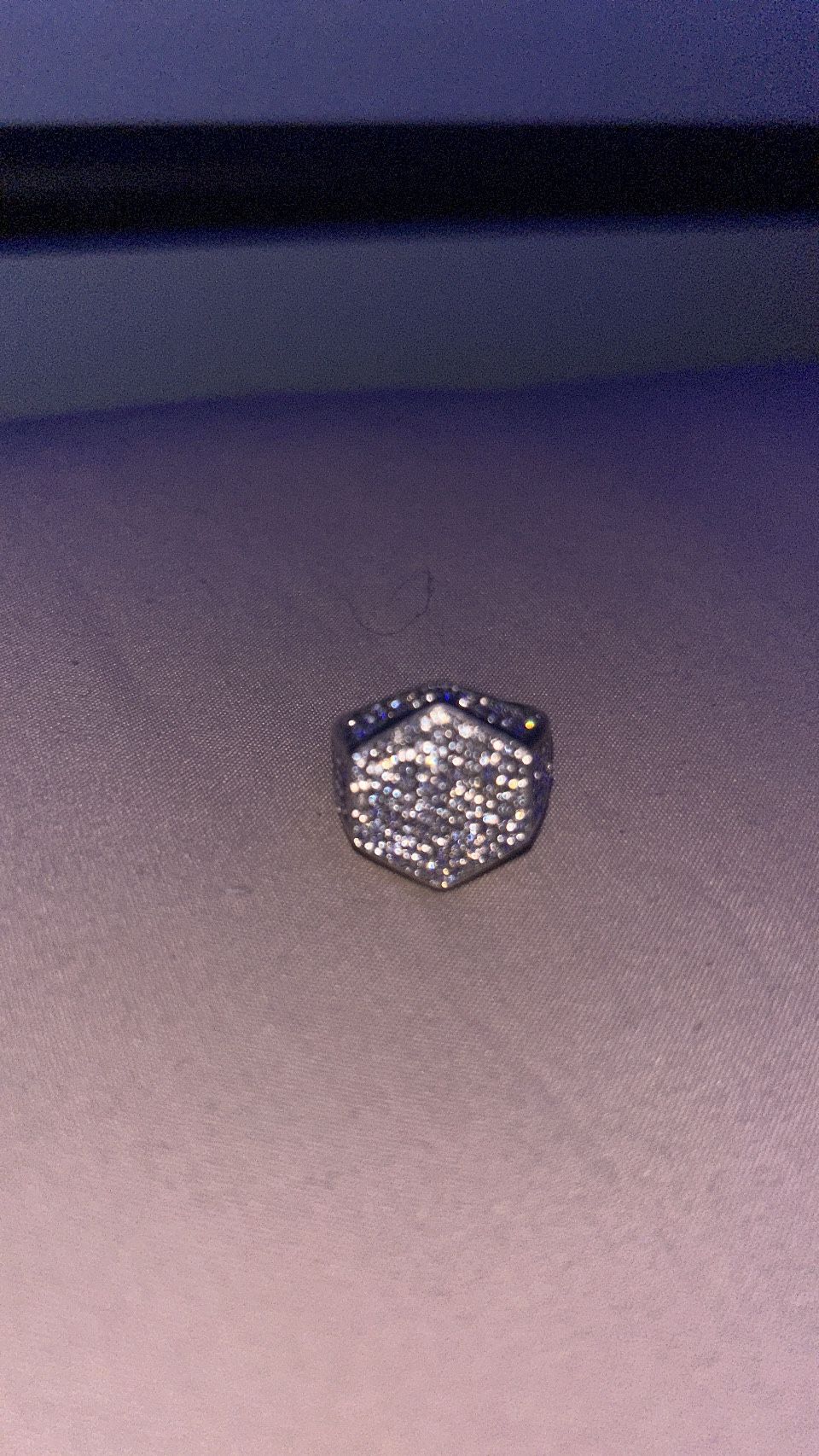 white diamond ring