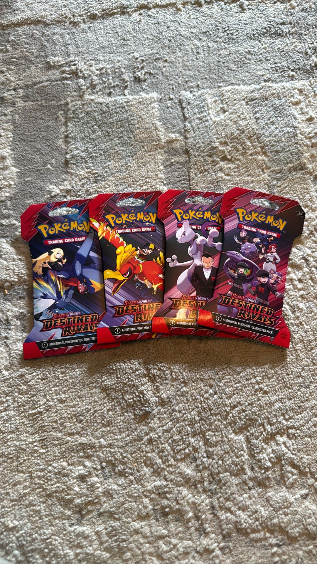 Pokemon TCG Destined Rivals Sleeved Packs