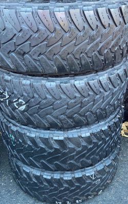 4 Llantas Usadas Toyo Open Country MT Lt 295/70/18 $240 las 4