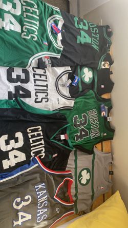 Bunch Of Paul Pierce Jerseys Sz XL And 2XL