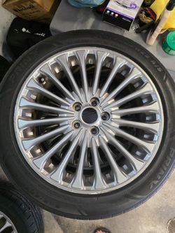 18” Alloy Wheels with 245/45ZR18 Tires - 5 Lug