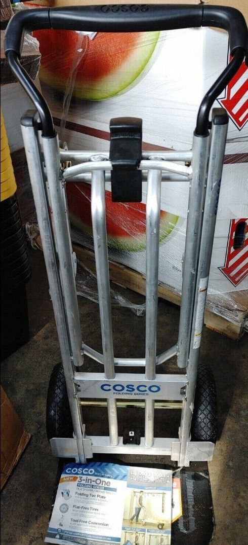 Cosco 12323ASB1E 3-in-1 Folding Series Hand Truck/ Cart / Platform Cart