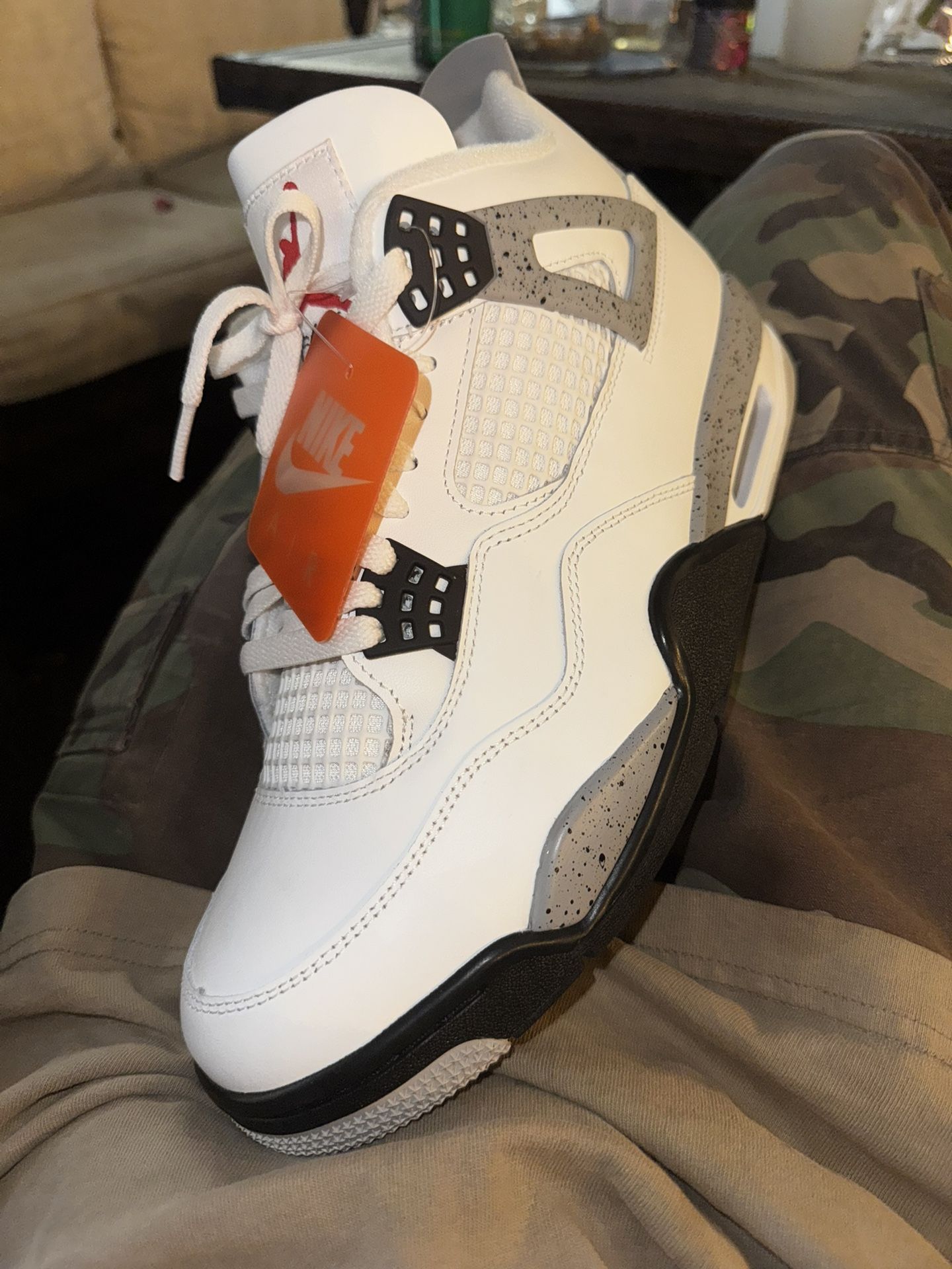 Jordan Retro 4 White Cement 2025