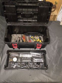 Toolbox with  assorted Tools Included
