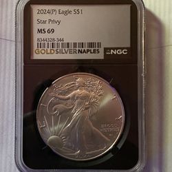 2024 American Silver Eagle - NGC MS69 With GSN Tag 🔥🔥