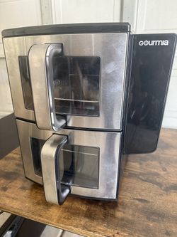 Air Fryer - Gourmia 11QT Dual Basket (Double Decker) - Clean