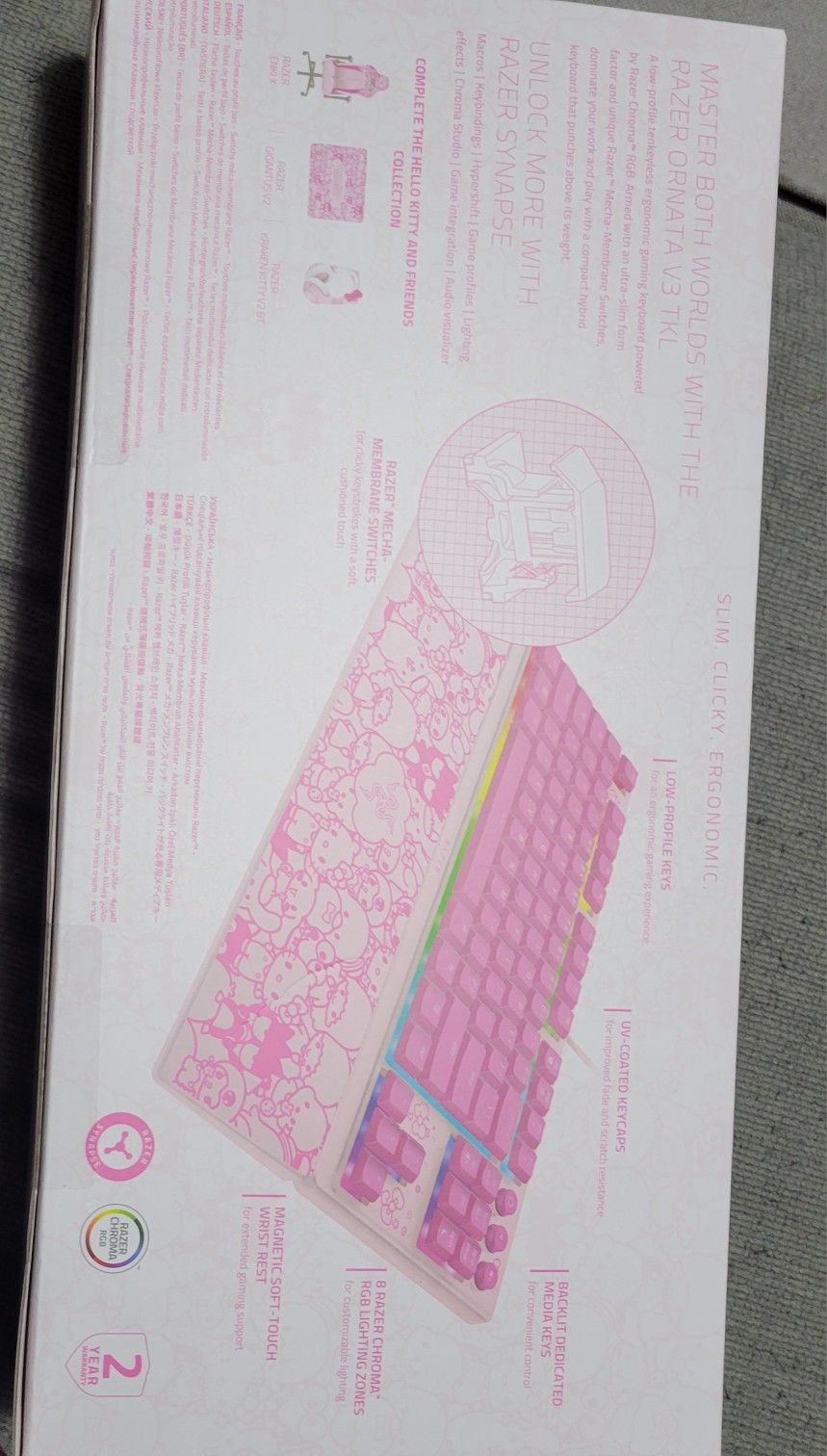 Razer Tenkeyless Hello Kitty Keyboard