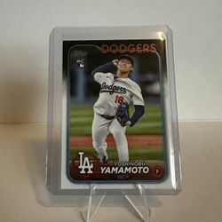 2024 Topps Yoshinobu Yamamoto RC #553