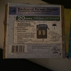 20 Amps Power Outlet Brand New In Box !