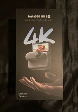 Insta360 GO 3S 64GB Black Version With all Original Accessories + Case