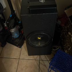 10 Inch Kicker And 1500 Watt Amp