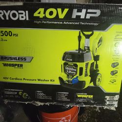 Ryobi 40v HP 1500psi Electric Pressure Washer