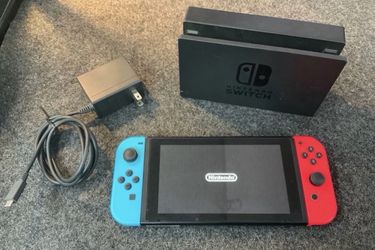 Nintendo Switch 32GB Console Neon Blue/Red Joy-Con w/ Dock & Charger