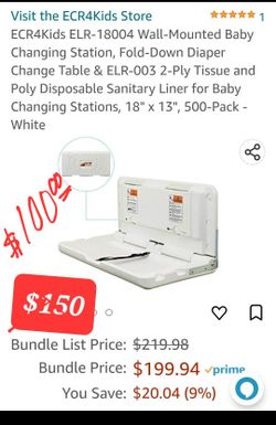 Wall Baby Changing Station