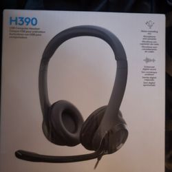 Logitech USB Headset H390 with Noise cancelling Microphone