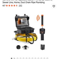 VEVOR Sewer Camera with 512Hz Locator, 164 ft/50 m