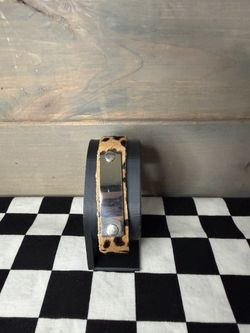 Plunder Leopard Print Snap Bracelet