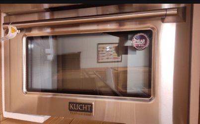 Kucht 36" Stainless Steel Oven Door & Kickplate Kit – New