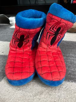 *BRAND NEW* Toddler Kids Size 9 Spider-Man Slipper Boots