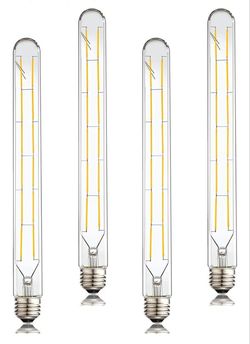 (Brand New in Box)
Dimmable Led Tubular Bulb 12W,3000K Soft White,T30 Long Tube Edison Led Vintage Filament Bulb,100W Equivalent,Clear Glass Cover, E