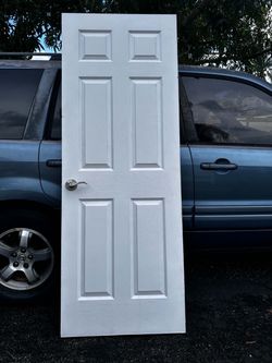 White Interior Door- 30”x80”