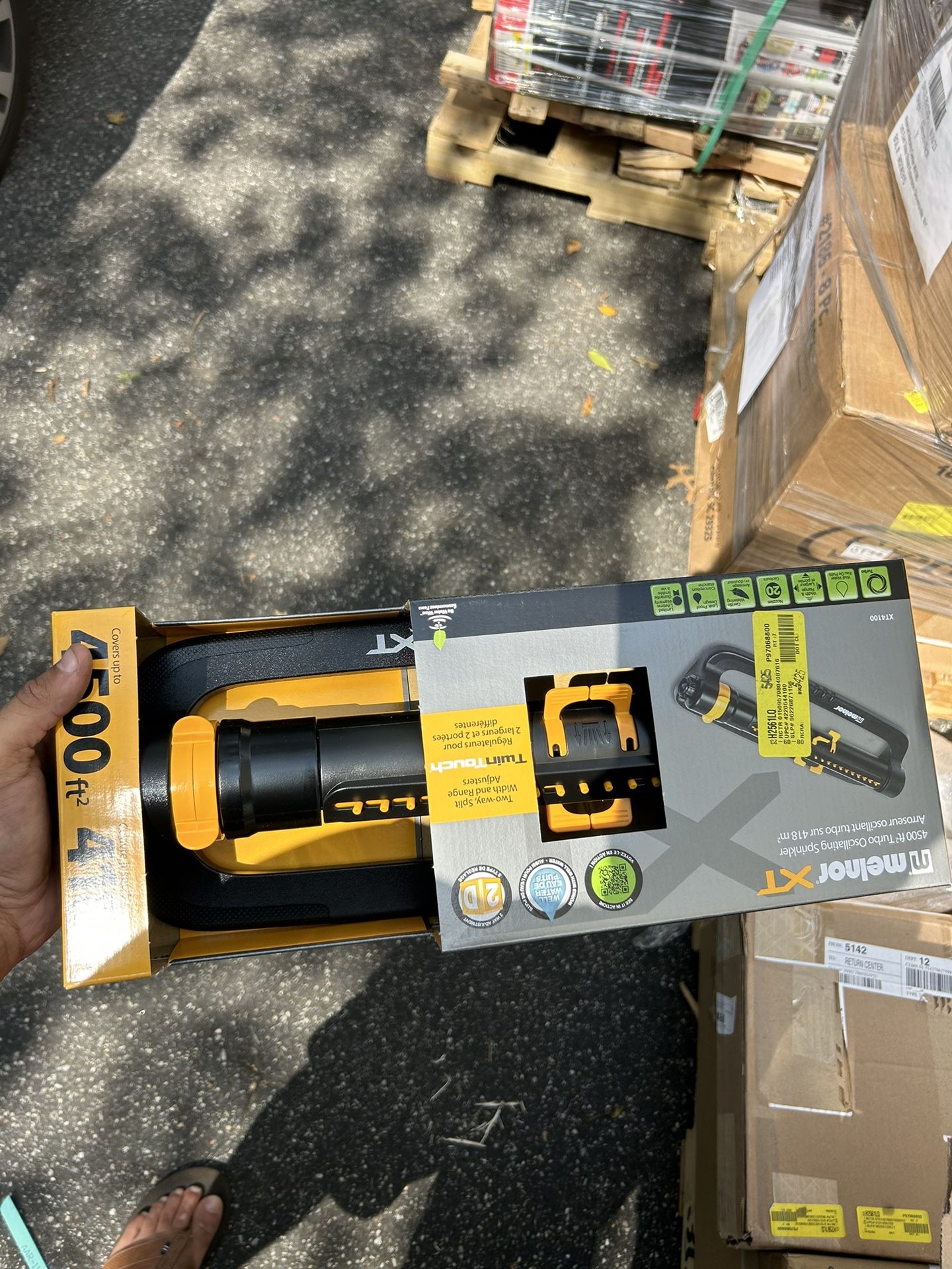Melnor XT Turbo Oscillating Sprinkler, Covers up to 4,500 Sq Ft